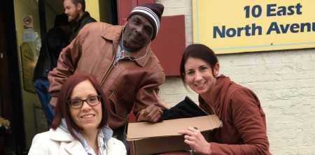 Some of our team serving the homeless at Light of Life Rescue Mission today